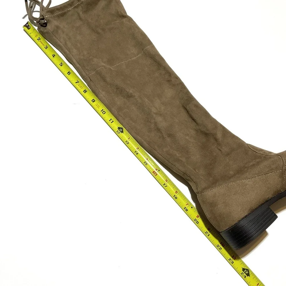 Forever Suede Knee High Boots‎ with Ties 23